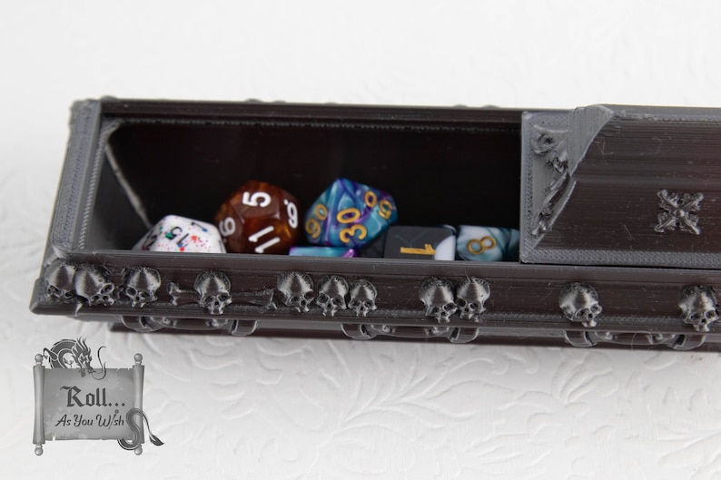 Ready to ship coffin dice box Mythic Mugs RPG table top Gaming Accessory Dungeons and Dragons