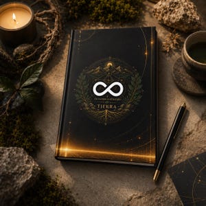 Spiritueel Notitieboek Aarde Matte Hardcover | Je Lichaam is de Tempel | Mediconsciente