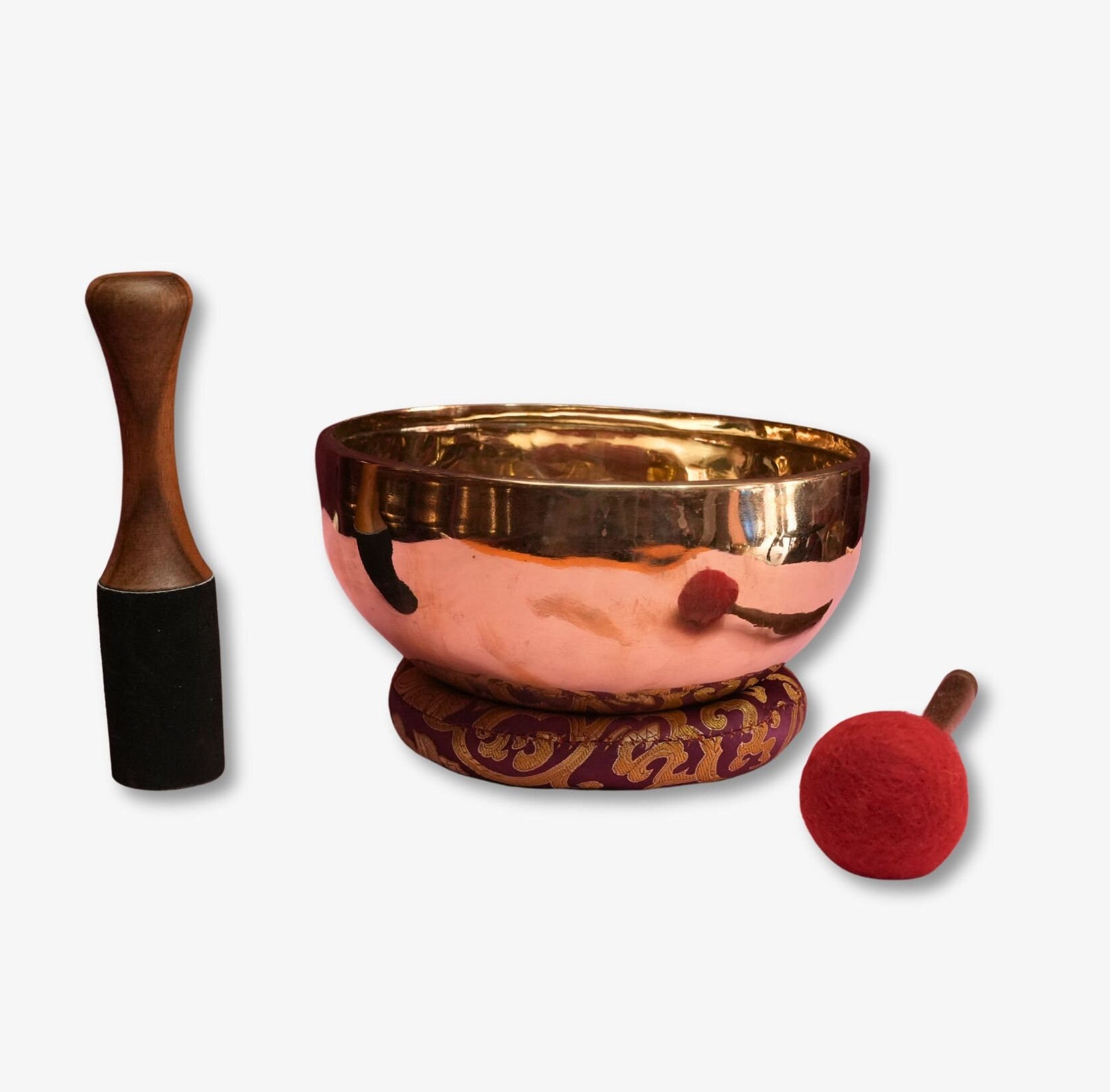 チベットシンギングボウルセット – 第三の目チャクラ活性化＆サウンド