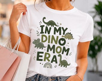 In My Dino Mom Era PNG, Dinosaur Mom PNG, Mama Dinosaur Sublimation, Trendy Mom Life PNG, Dino Mama Shirt Design, Mother’s Day, Retro Mom