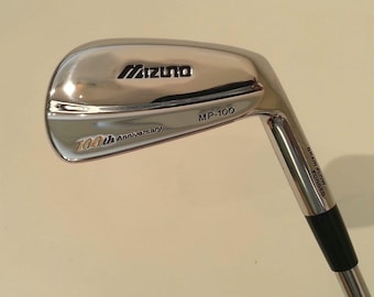 Juego de hierros Mizuno MP-100 3-PW | Edición limitada de hierros de golf japoneses | Varilla de acero rígida | Palos de golf para hombres diestros | Hierros forjados de primera calidad