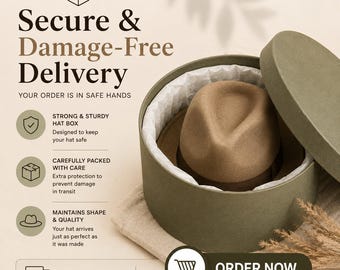 Add Safety Box with your Hat for Safety during Shipping.