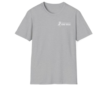 Camiseta con logo de rescate de caballos / Camiseta de rescate de animales