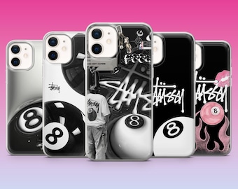 Stussy Phone Case Brand Popular Cover for iPhone 17Pro, 16, 15, 14, 13, 12, Samsung S25, S24, S23Fe, S22, A16, A26, Pixel 10, 9Pro