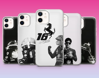 F1 Phone Case Charles Leclerc Race Cover for iPhone 17Pro, 16, 15, 14, 13, 12, Samsung S25, S24, S23Fe, S22, A16, A26, Pixel 10, 9Pro