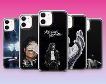 Funda para teléfono de Michael Jackson, cantante musical, para iPhone 17Pro, 16, 15, 14, 13, 12, Samsung S25, S24, S23Fe, S22, A16, A26, Pixel 10, 9Pro