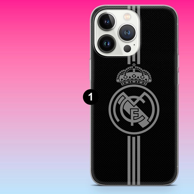 Real Madrid Phone Case Sport Football Cover for iPhone 17Pro, 16, 15, 14, 13, 12, Samsung S25, S24, S23Fe, S22, A16, A26, Pixel 10, 9Pro 1