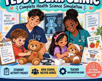 Teddy Bear Clinic Simulation | Health Science Nursing Activity (Digital Download)