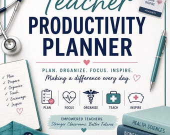 Teacher Productivity Planner Printable