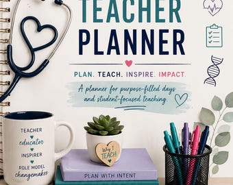 Healthcare Teacher Semester Planner | Undated Lesson Organizer (Digital Download)