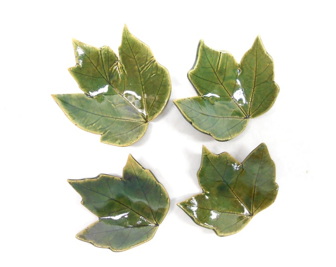 Pottery Maple Leaf, Ceramic Leaf, Pottery Leaf Dish, Ceramic Leaf Dish