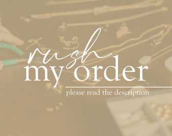 Rush My Order Add On | Upgrade My Order to Next Business Day Turnaround | purchase by 5pm est and read the description