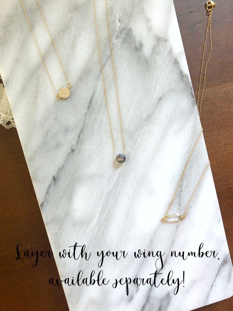 ENNEAGRAM FOUR Necklace, The Enneagram Necklace, Colorful Gray Fire Polished Minimalist Layering Necklace, Type Four image 8