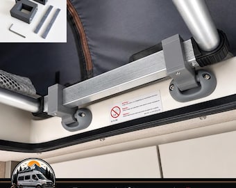 Hymer/ General Campervan Pop Top Ladder Brackets – Convert to Telescopic Ladder Storage - Motorhomes & Campers