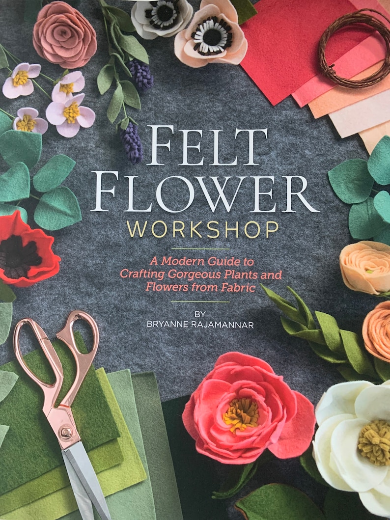 Felt Flower A Modern Guide to Crafting Etsy