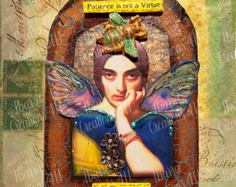 Funny Quote for Journals, Junk Journals, Greeting Cards, Albums, Tags, Birthday Card, Instant Download