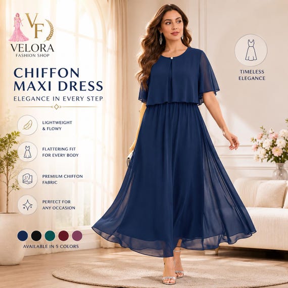 plus size chiffon dresses for wedding guest Cape Maxi Dress, Elegant Evening Gown, Formal Party Color:Dark Rust model:Handsewn Loafer trendy plus size dresses for wedding guest Aldi black dress for 1 differs due to