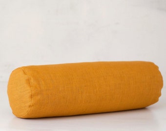 Bolster pillow COVER - decorative bolster pillow case - yellow bolster case - honeycomb bolster - covers for long bolster pillow