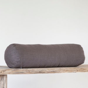 Taupe Bolster pillow COVER - bungalow bolster - cylinder body pillow cover size available