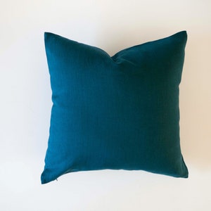 teal blue pillows