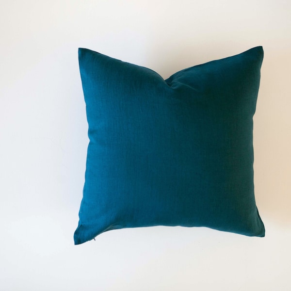 Teal Throw Pillow Etsy