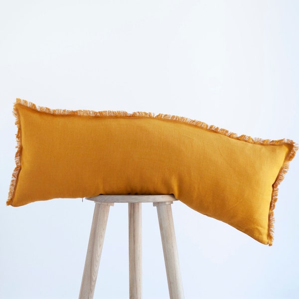Yellow Lumbar Pillow Etsy