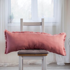 Pink Lumbar Pillow Etsy Singapore