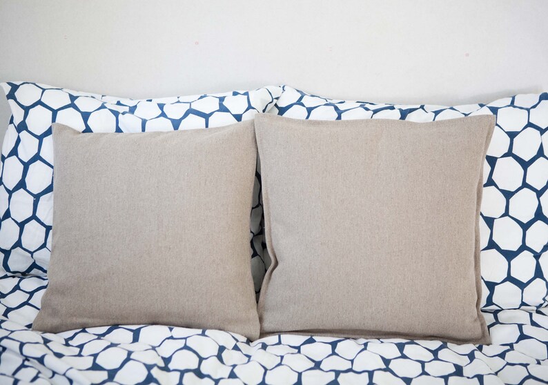 Neutral pillow covers set of 3 for aesthetic room decor Etsy