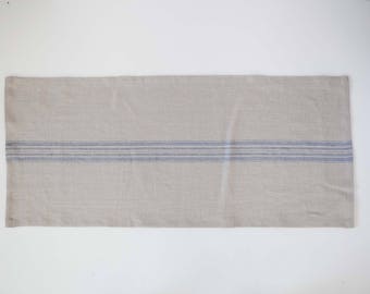Linen table runner, french farmhouse style house warming gift idea, zero waste home living, natural linen