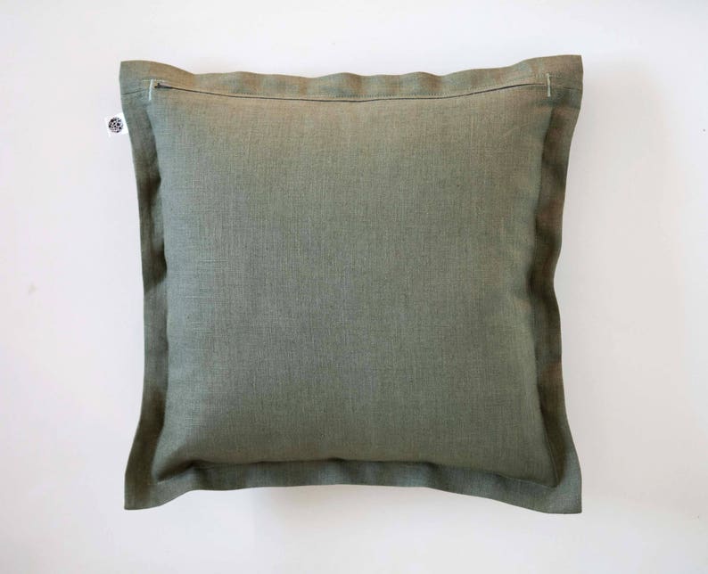 Sage Green Pillow Cover Green Pillow Covers Linen Pillow Etsy