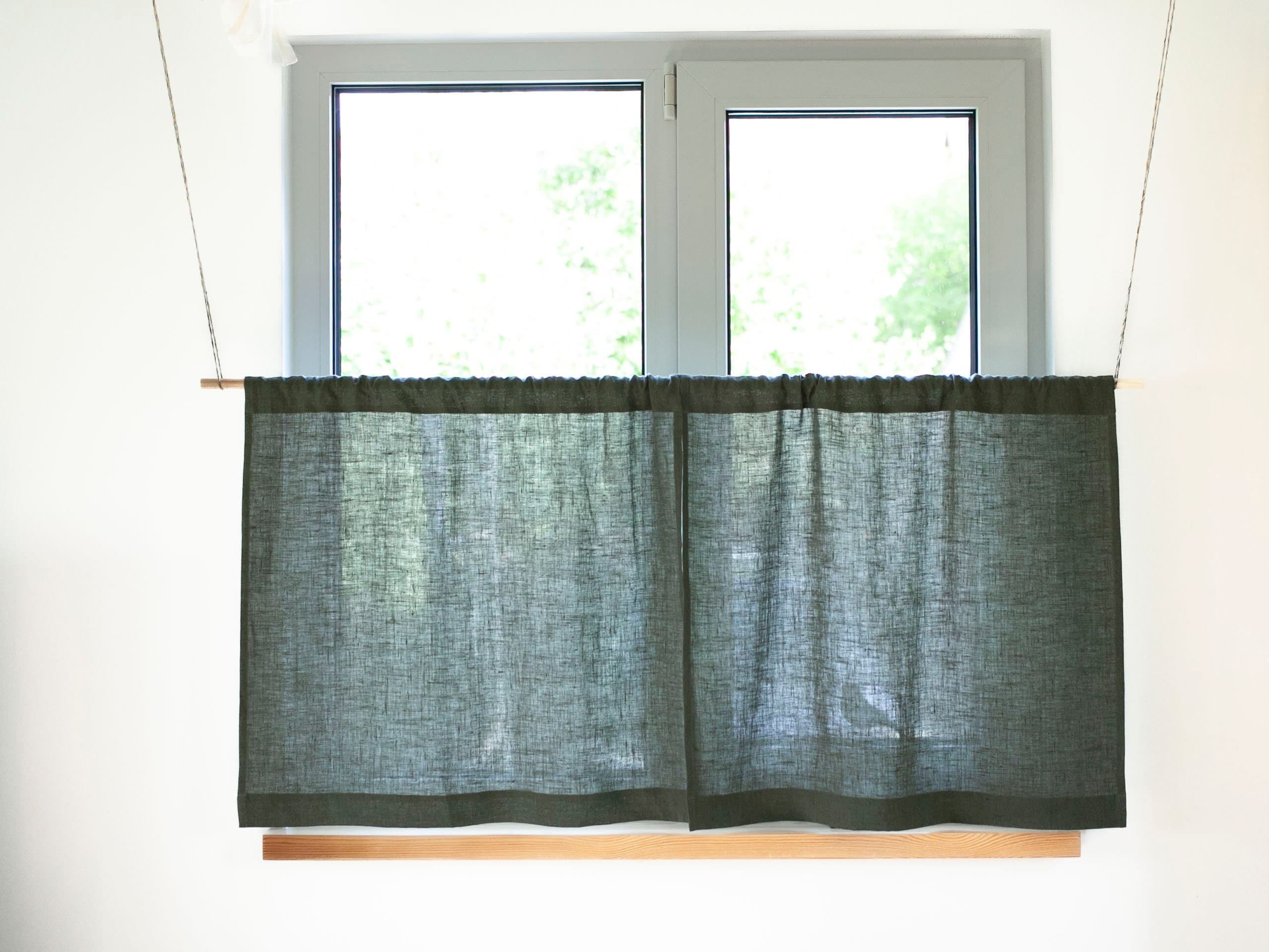 Brainmart - Anillos De Cortina De Madera Para Barras De Cortina De 1 A 1.75  Pulgadas, Juego, image size:2557x1918