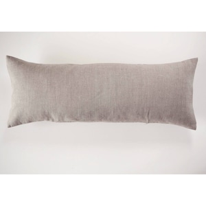 Long lumbar pillow cover, lumbar pillow sewn in custom sizes. This linen lumbar pillow cover may be sewn in  14x36 or 14x26   0013