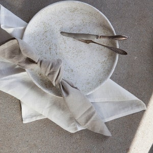Cloth linen napkins bulk for wedding set of 6 Linen napkins 18x18 inch size image 3