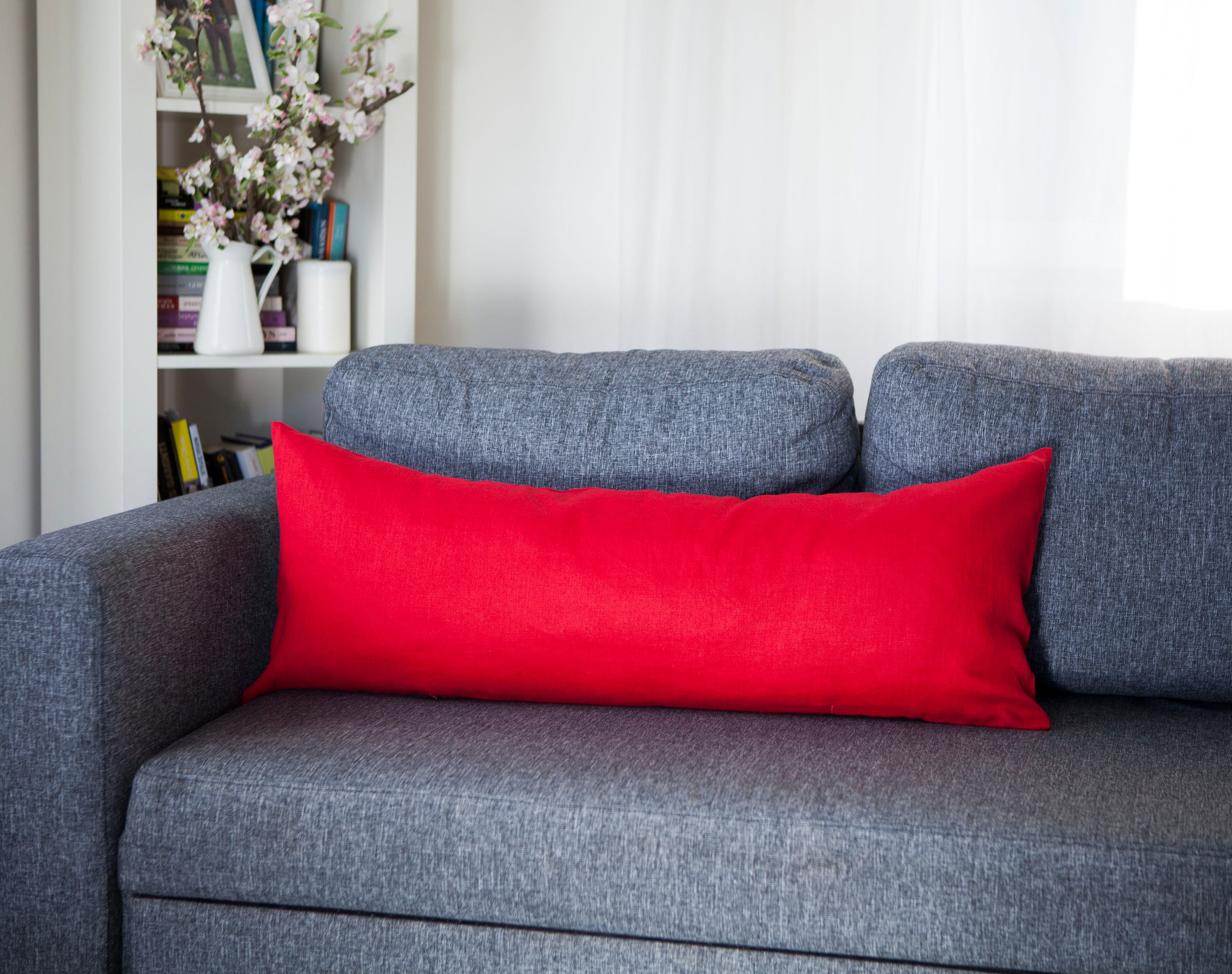 red body pillow case