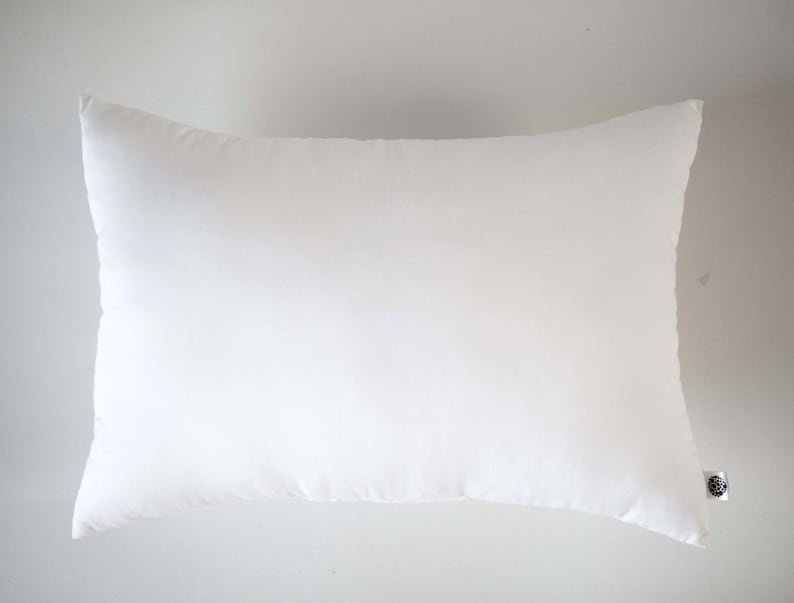 Lumbar pillow insert, Synthetic fill Custom size long lumbar INSERTS pillow form image 4