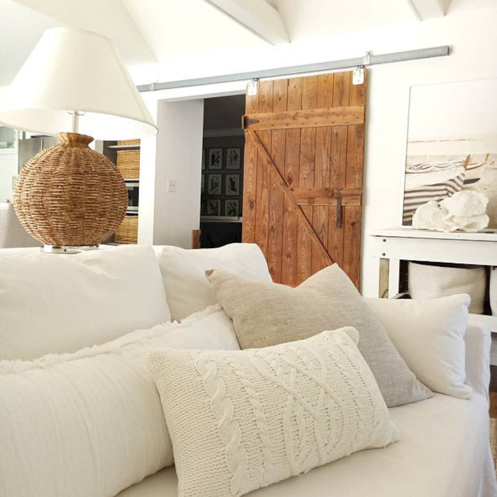 Long Lumbar Pillow Blue Lumbar Pillow Lumbar Throw Pillow Etsy