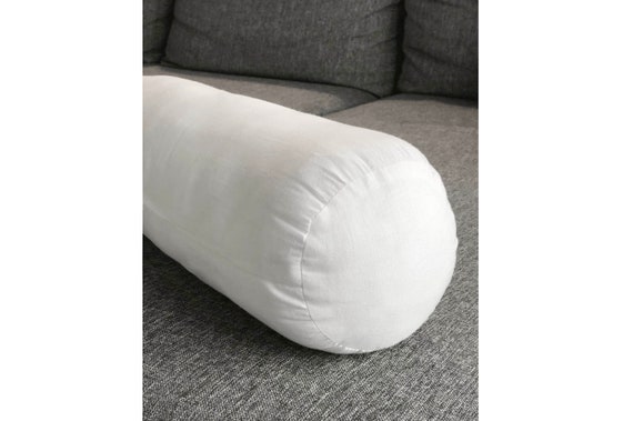 Bolster Pillow INSERT Form for 6'' 7'' or 8'' Diameter Bolster Pillow  Covers 