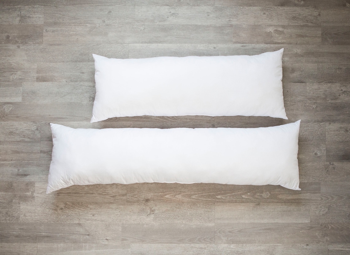 Lumbar Pillow Insert Synthetic Fill Custom Size Long Lumbar Etsy