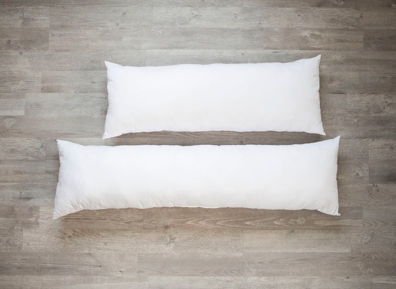 Lumbar pillow insert, Synthetic fill Custom size long lumbar INSERTS pillow form image 3