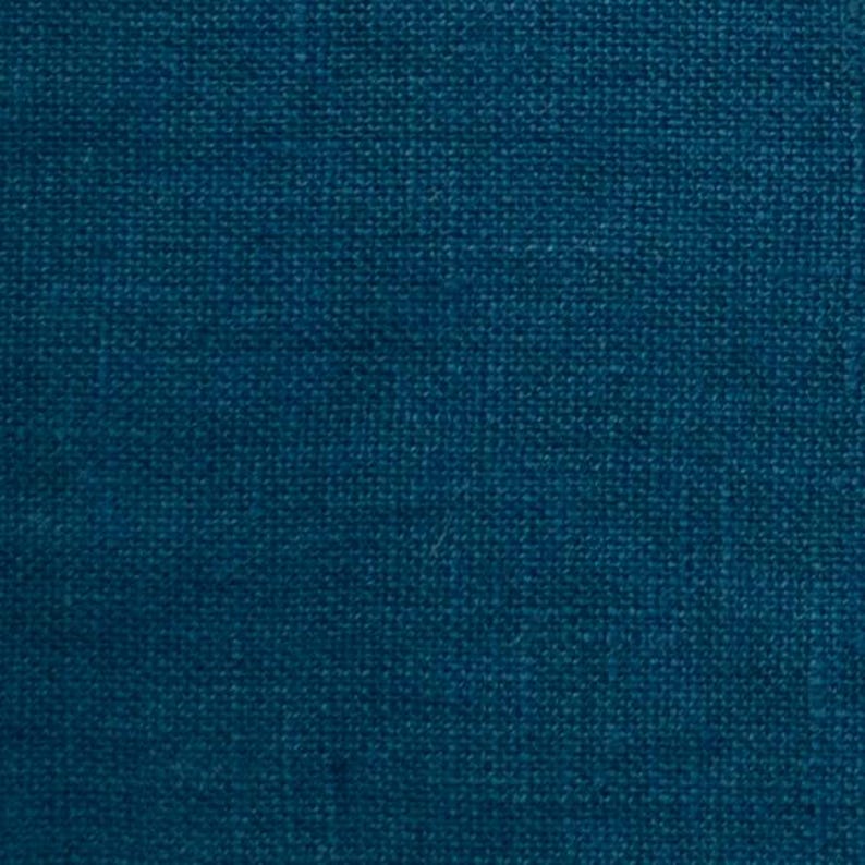 Housse de coussin bleu cendré | taie d'oreiller à rebord | Décoration de lit ou de canapé bleu tamisé | fait main Blue 2999