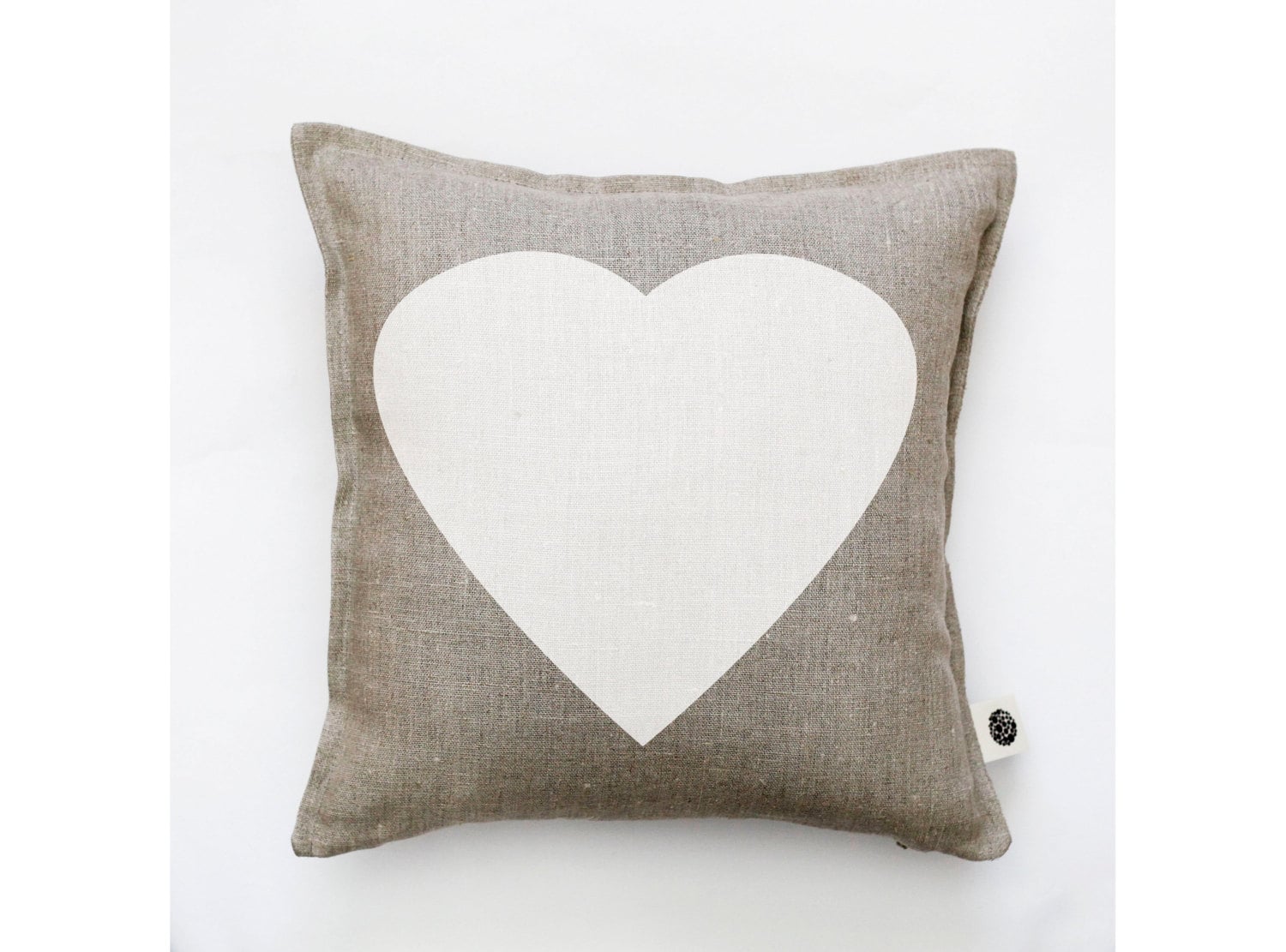 Heart pillow cover decorative white heart pillow heart Etsy