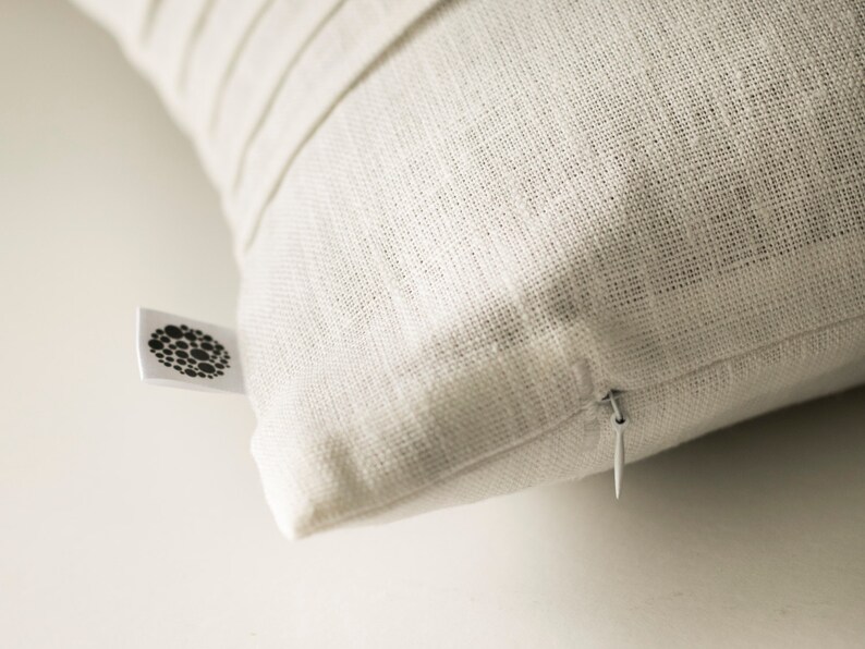 White Lumbar Pillow Cover Decorative Pillow Cover Linen Etsy