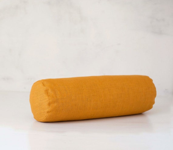 Mustard bolster pillow hotsell