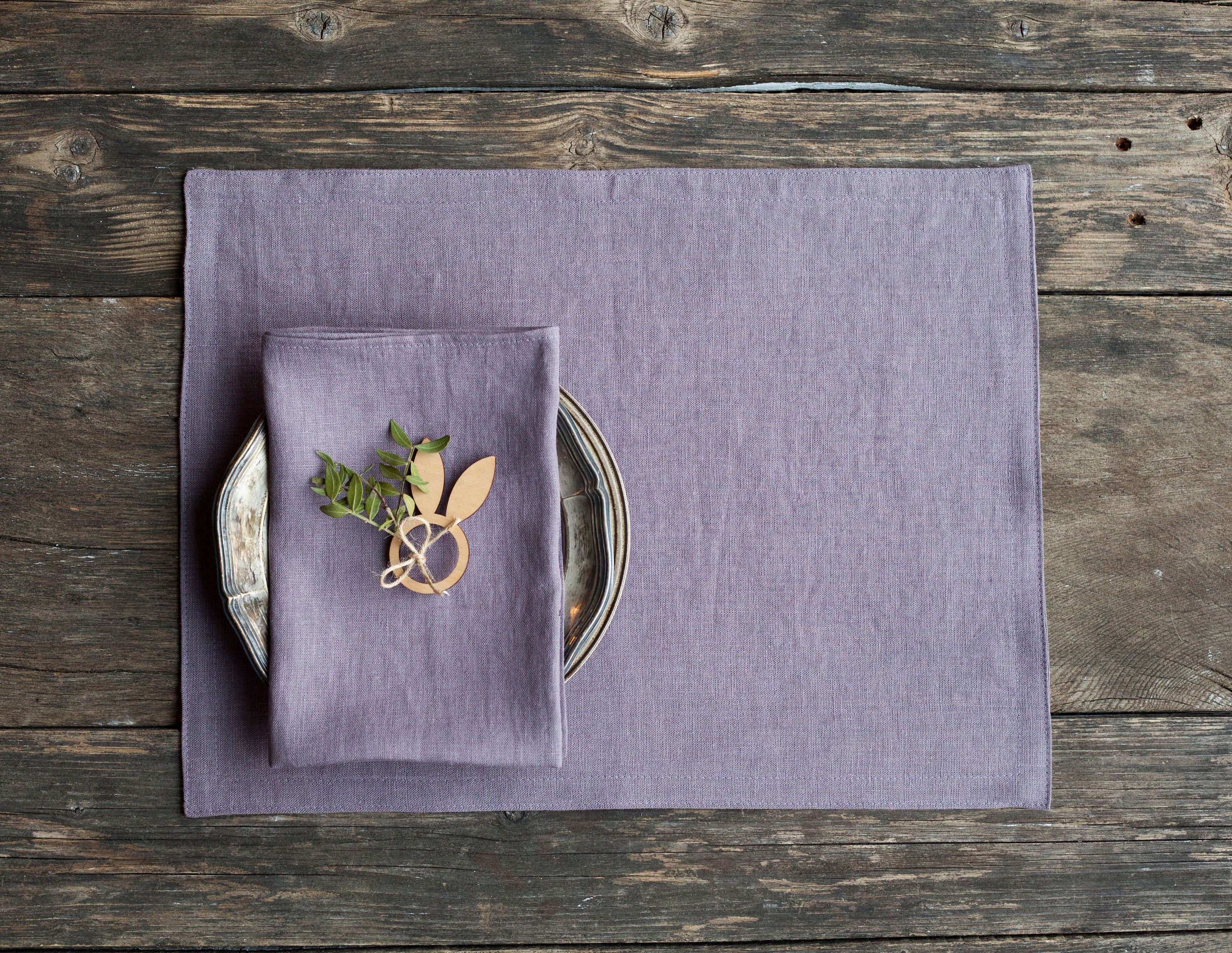 Linen placemats Various colors available Linen placemat set Etsy