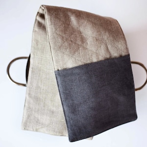 Handmade Double Oven Glove – Linen Quilted Pot Holder – Extra Long Heatproof Kitchen Mitt