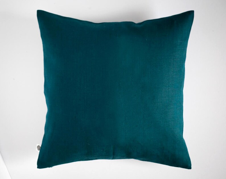 Teal blue throw pillow throw pillows cover classic style Etsy