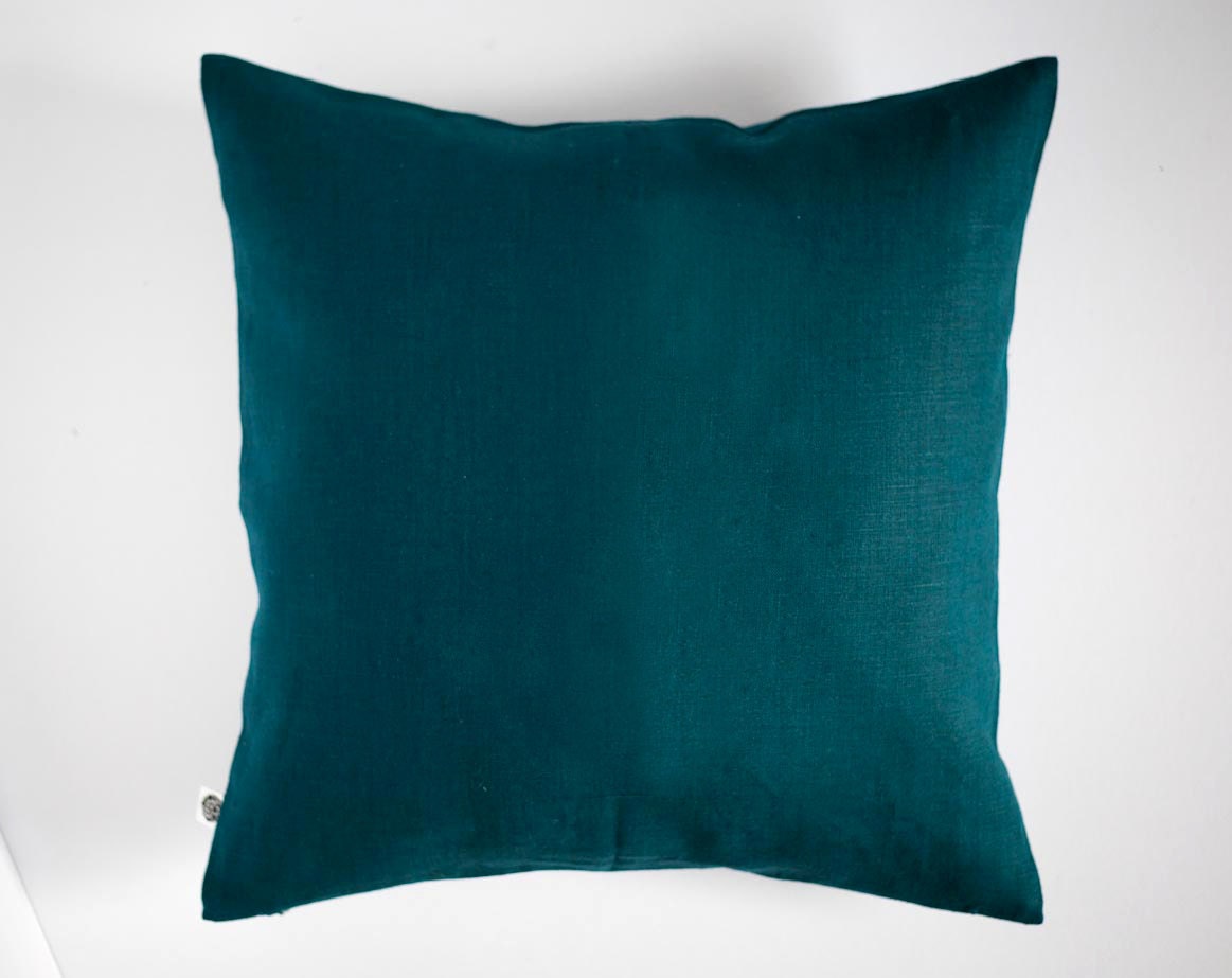 Teal blue throw pillow throw pillows cover classic style Etsy