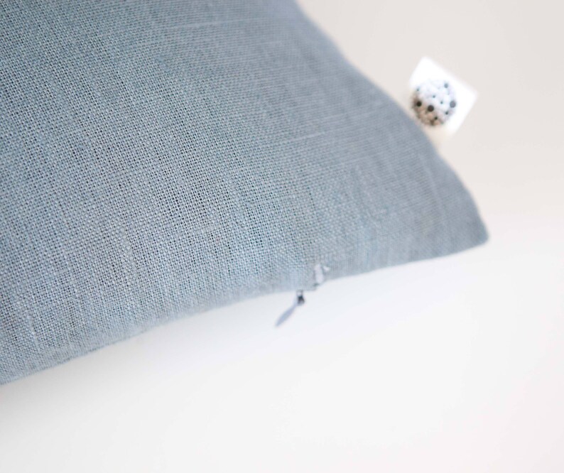 Light Blue Pillow Lumbar Pillow Cover Blue Lumbar Etsy
