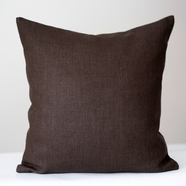 Brown Throw Pillow Etsy