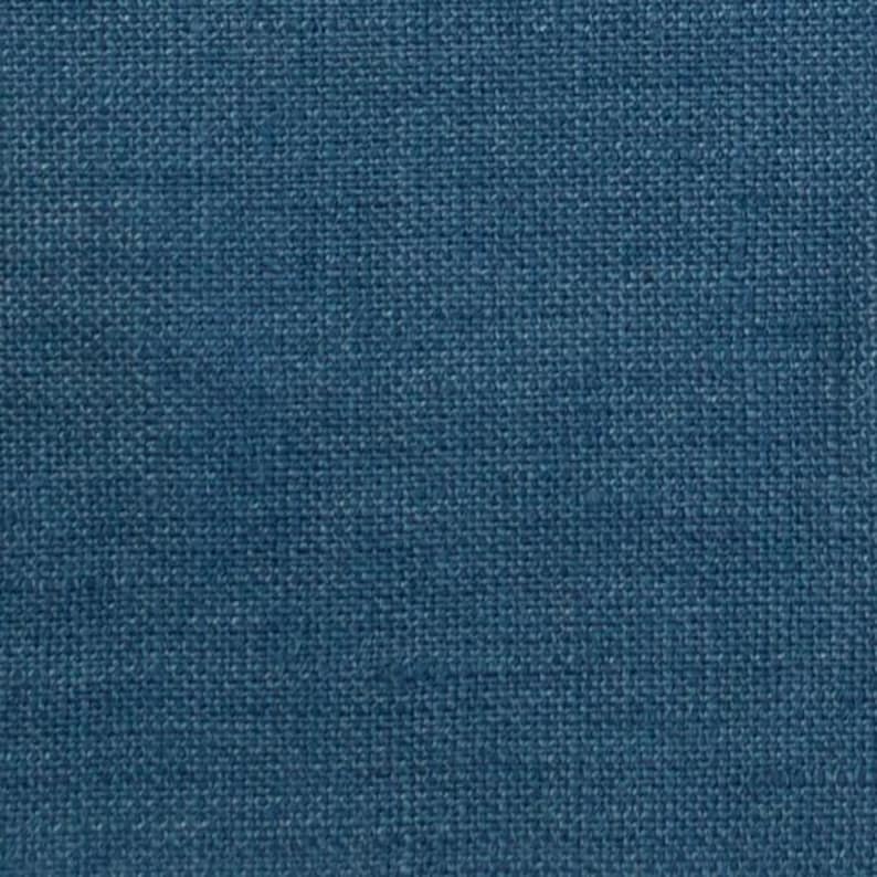 Housse de coussin bleu cendré | taie d'oreiller à rebord | Décoration de lit ou de canapé bleu tamisé | fait main Blue 70